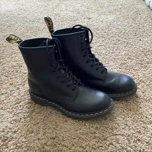 Black Dr. Marten Boots